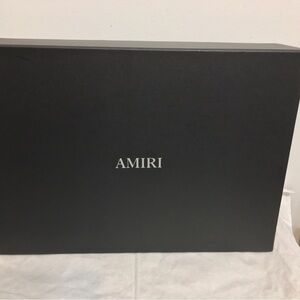 Amiri Black Empty Gift Box. Dimensions 6x11x15.5. Brand new